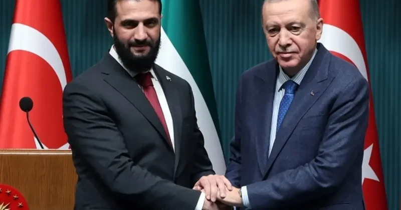 Cumhurbaşkanı Erdoğan ile Şara arasında kritik görüşme