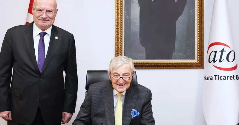 Rahmi Koç ve Semahat Arsel ATO Başkanını ziyaret etti Sözcü Gazetesi