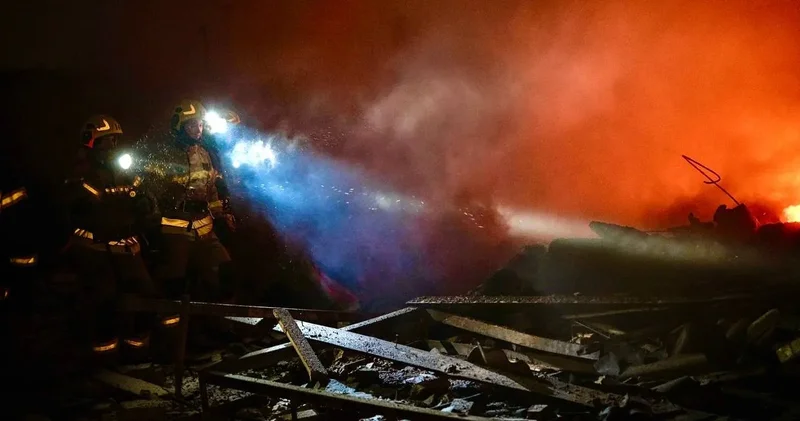 Rusya nın saldırısında Ukrayna karanlığa büründü
