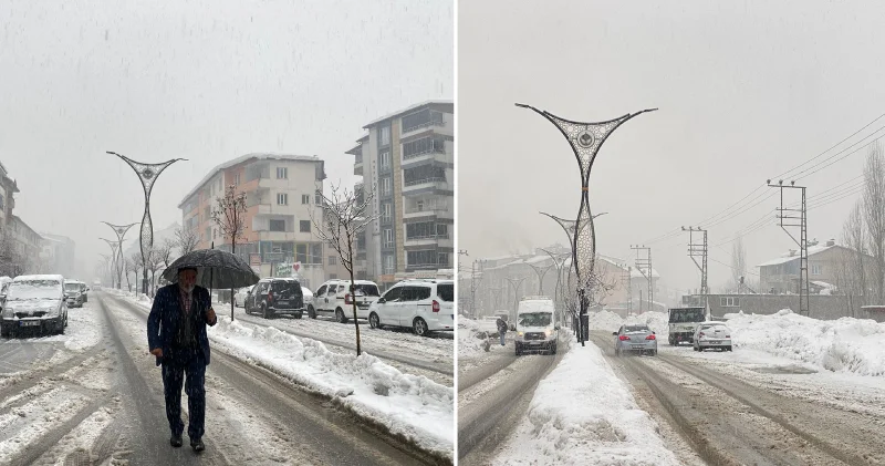 Bitlis’te yoğun kar yağışı nedeniyle ağır vasıtalara geçici yasak Bitlis Haberleri