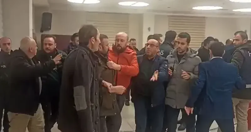 Kayseri’de ilçe esnaf sanatkarlar odası seçimlerinde arbede