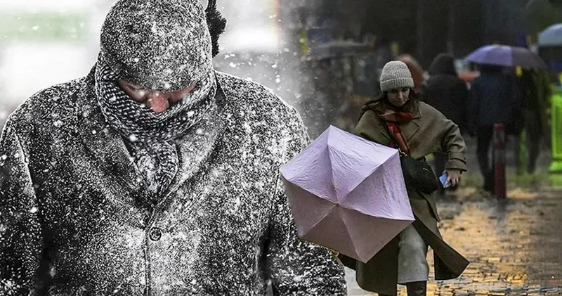 Meteoroloji Dikkat diyerek kuvvetli yağış ve kar açıklaması yaptı: Bu illeri özellikle uyardı!