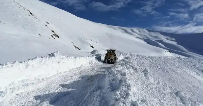 Kara yolunda çığ riski: Ulaşıma kapatıldı!