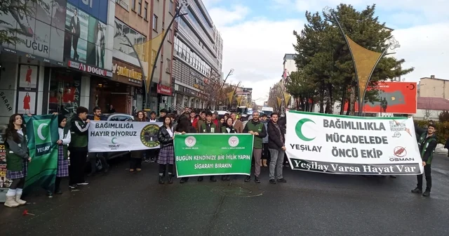 Bingöl de Dünya Sigarayı Bırakma Günü kapsamında yürüyüş düzenlendi Bingöl Haberleri