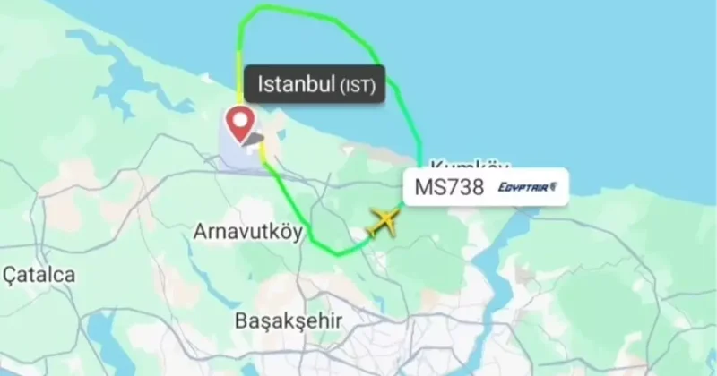 Egyptair Uçağı Acil İniş Yaptı