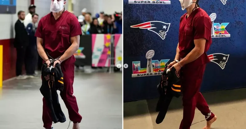 NFL yıldızından Super Bowl da hapishane kıyafetli ICE protestosu