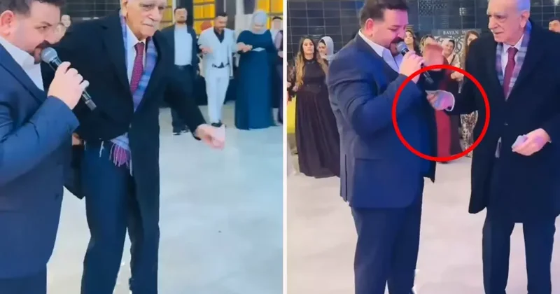 Ahmet Türk, verdiği bahşişin miktarıyla düğünün yıldızı oldu