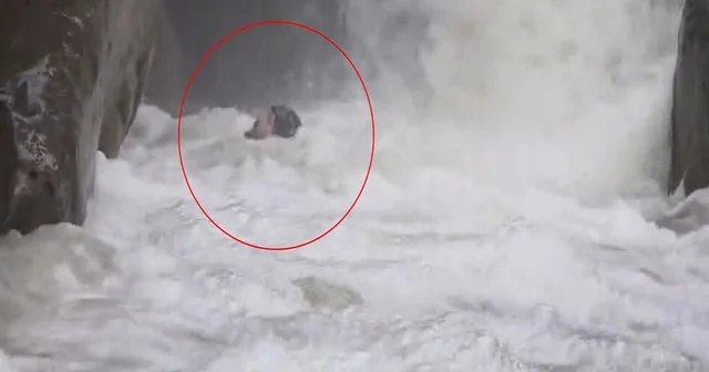 Su seviyesi yükselen dereden geçen dağcı yaşadıklarını anlattı Bursa Haberleri