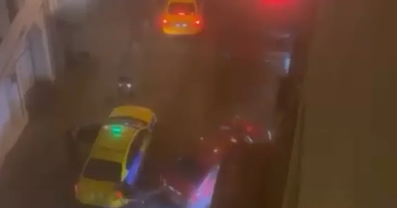 Beyoğlu nda Kavga ve Araçla Ayaklanma