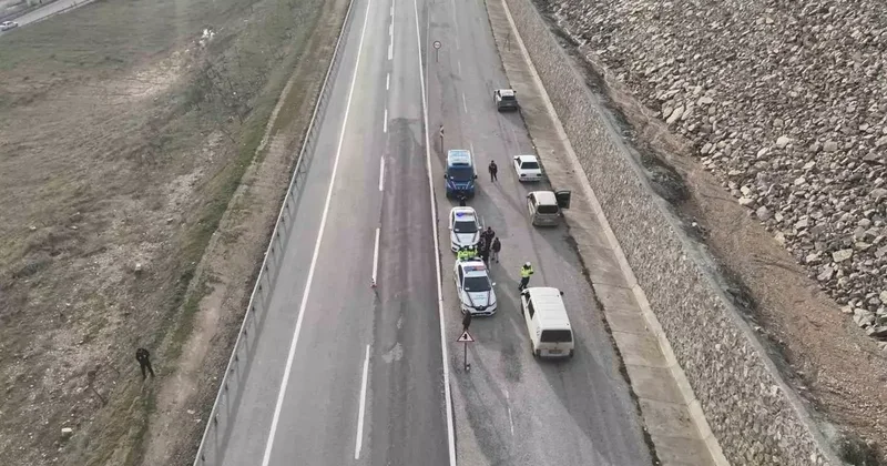 Simav’da drone destekli trafik denetimi gerçekleştirildi