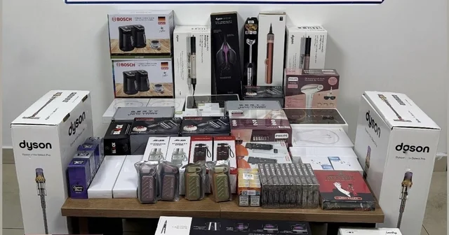 Otobüsteki yolcuların valizinde gümrük kaçağı ürünler ele geçirildi Niğde Haberleri