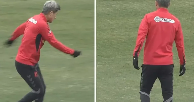 Bu adamın durmaya niyeti yok! 58 yaşında ilk 11 de oynadı