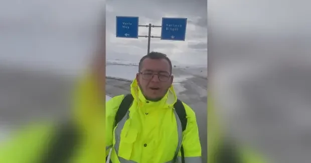 Giresun haberleri Umreye gitmek için yaya olarak yola çıkan İbrahim: İlahi aşk ağır bastı 09 Şubat 2026