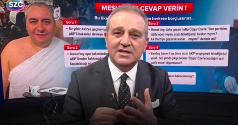 Bu 5 soru sokağa çıkamaz hale getirir! Mesut Bey cevap versin Sözcü Gazetesi