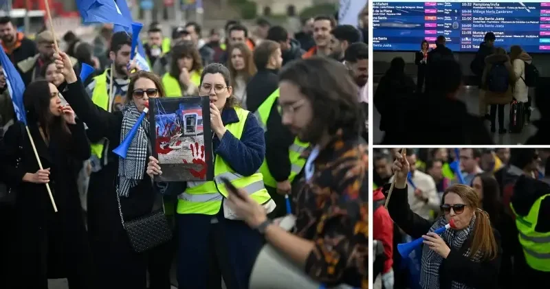 İspanya da demiryolu çalışanları greve gitti: Seferler aksıyor Dünya Haberleri