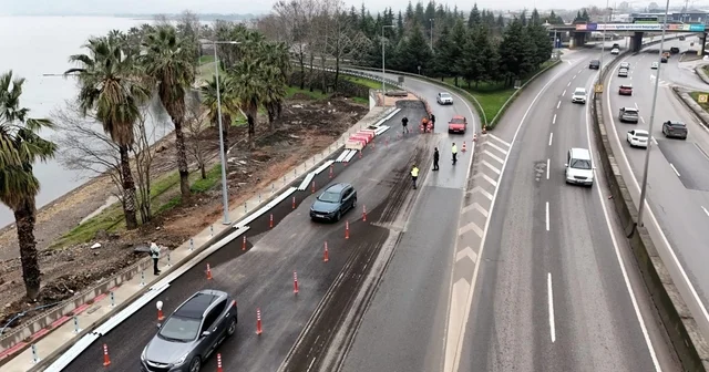 Başiskele Koridor Projesi nin kuzey yan yolu trafiğe açıldı Kocaeli Haberleri