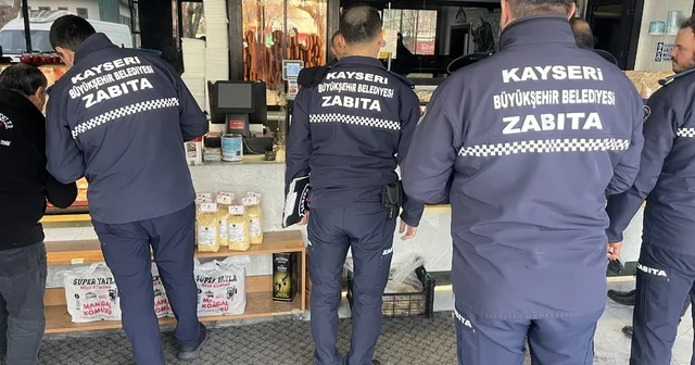 Zabıta, Ramazan denetimlerine kasaplarda devam etti Kayseri Haberleri