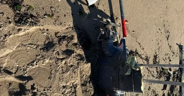 Halk plajında İHA alarmı: Patlayıcı taşıyabileceği şüphesiyle 400 metrelik alan boşaltıldı Sakarya Haberleri