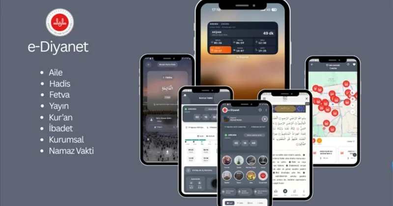 Diyanet’in dijital uygulaması 1 milyondan fazla indirildi