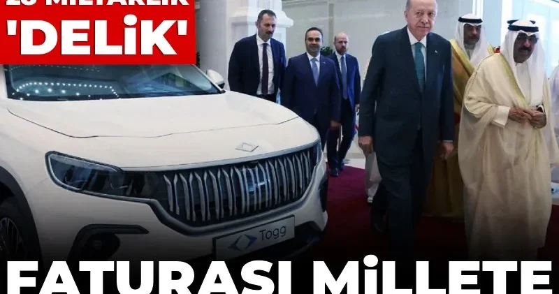 Faturası millete, hediyesi liderlere! Togg da 28 milyarlık delik