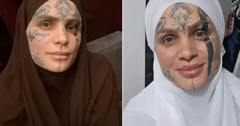 Yüzündeki dövmelerle gündem olan Nazan ın yeni işi