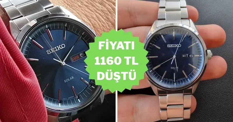 Yatırımlık bir aksesuar: Solar teknolojili Seiko saat indirimi başladı