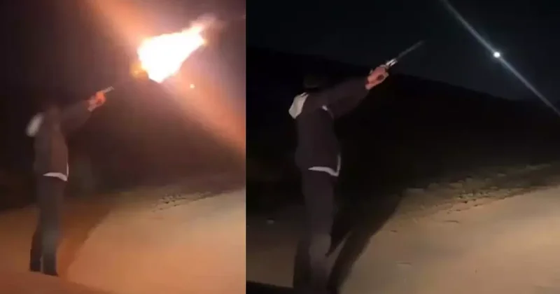 Havaya ateş ettiği anları sosyal medyada paylaşınca gözaltına alındı