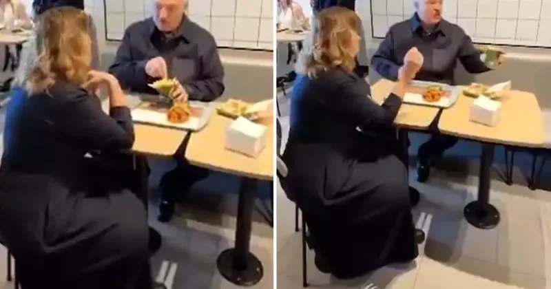 Belarus Lideri Lukaşenko ilk kez fast food yedi, tadı damağında kaldı