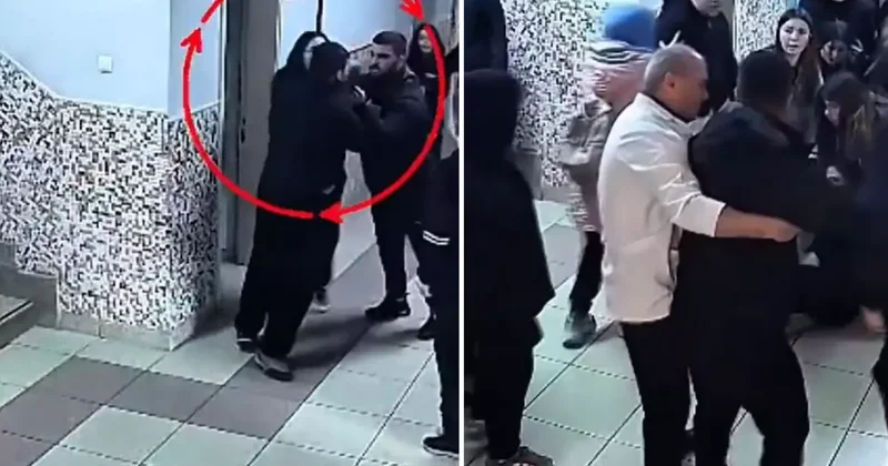 Kardeşine söyleneni duyunca okulu basıp 2 öğrenciyi darp etti