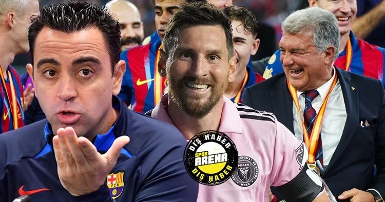 Xavi den çok çarpıcı Barcelona sözleri: Laporta Messi nin geri dönmesine izin vermedi!
