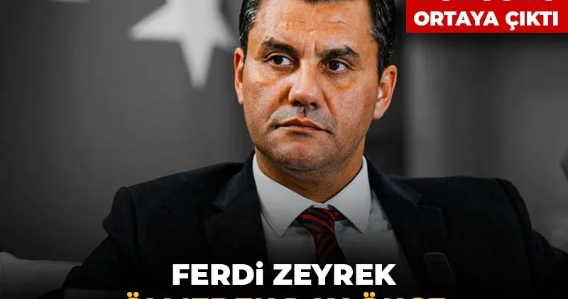 Ferdi Zeyrek ölmeden 1 ay önce suç duyurusunda bulunmuş: Hurda vurgunu ortaya çıktı