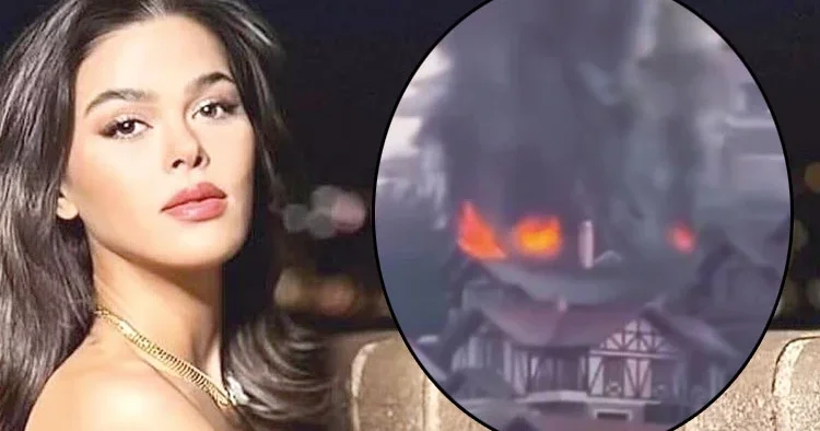 Evinde yangın çıktı, ölümden döndü