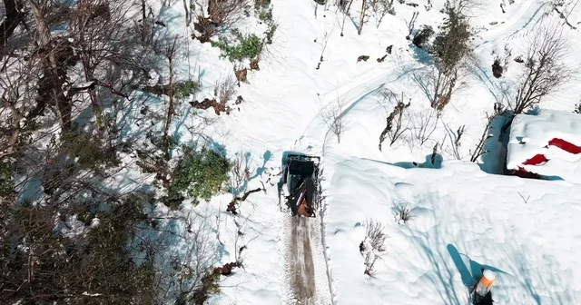 Giresun un yüksek kesimlerinde karla mücadele sürüyor Giresun Haberleri