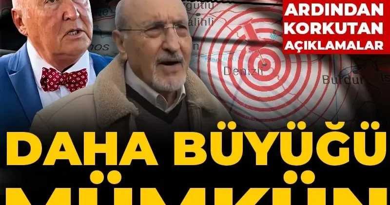 Denizli depreminin ardından korkutan açıklamalar: Daha büyüğü mümkün