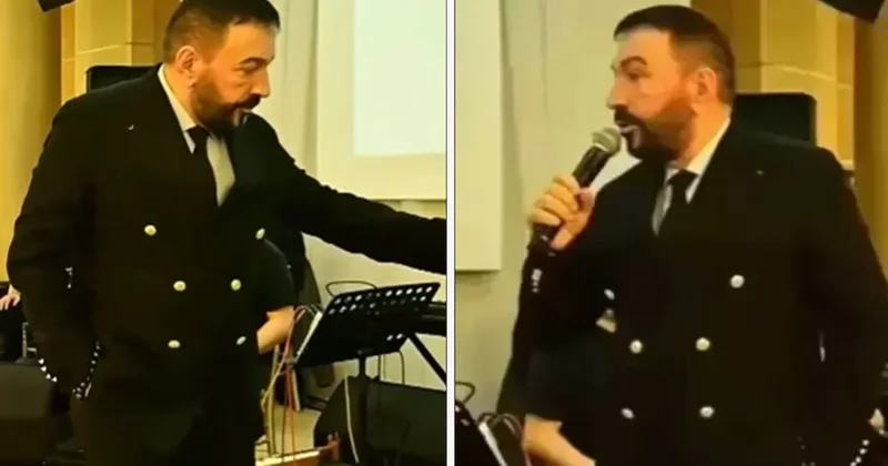 Sunucunun sözleri Mustafa Topaloğlu’nu kızdırdı! Mikrofonu bırakıp sahneden indi Sözcü Gazetesi