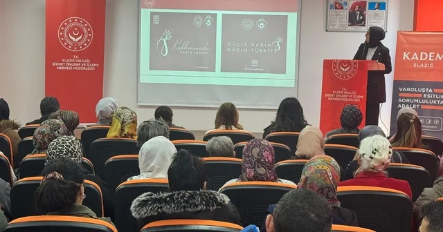 Elazığ da kadının güçlendirilmesine yönelik eğitim Elazığ Haberleri