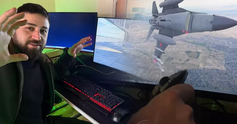 Youtuber gençten çatı katından sanal F 16 eğitimi: Devletimiz isterse göreve hazırız