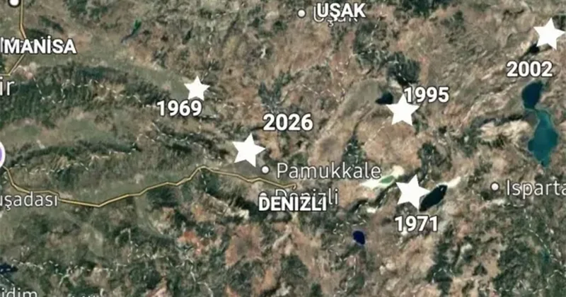 Denizli de paniğe neden olan deprem