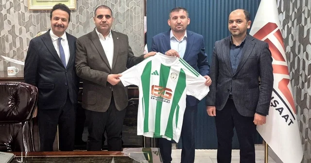 Yeşilyurtspor dan göğüs sponsoruna ziyaret Malatya Haberleri