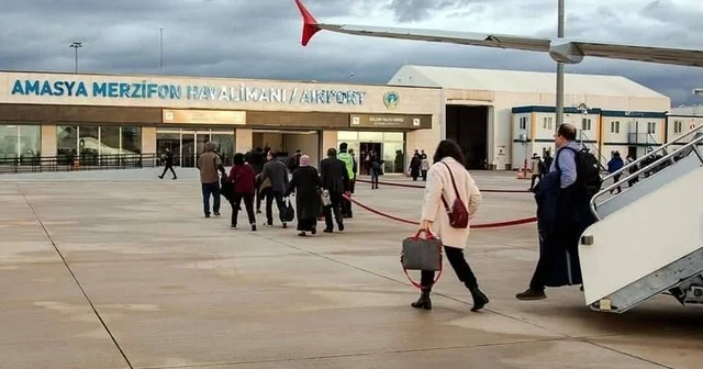 Amasya Merzifon Havalimanı ndan şubatta 11 binden fazla yolcu uçtu Amasya Haberleri