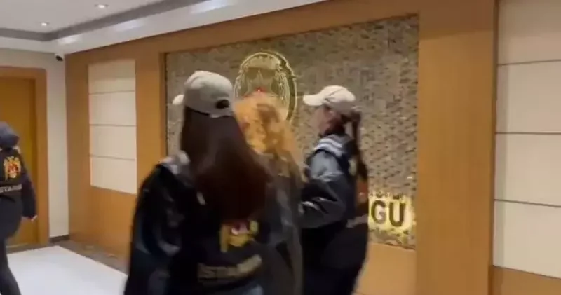 Polislere yönelik alaycı ifade kullanarak görüntü çeken şüpheliler adliyeye sevk edildi