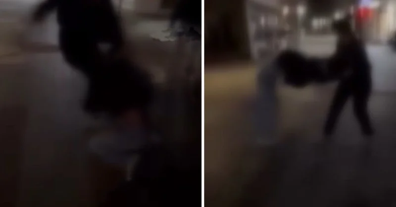 Bursa da Genç Kızlar Saç Saça Kavga Etti