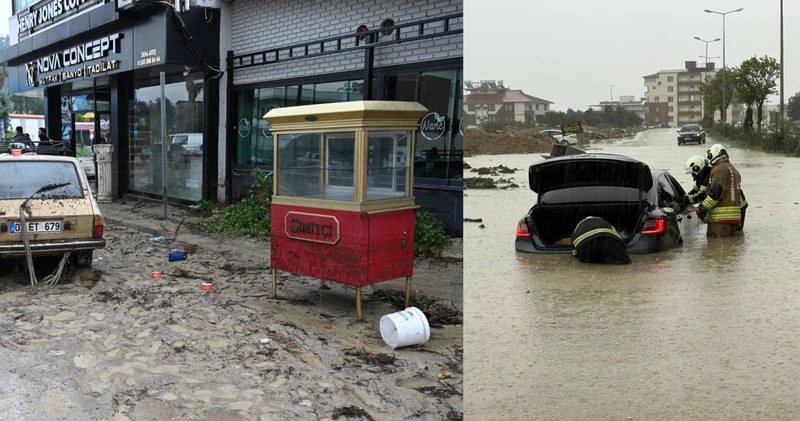 Hatay ve Osmaniye de sağanak yağış... Evleri su bastı, araçlar yolda kaldı! Son dakika haberleri