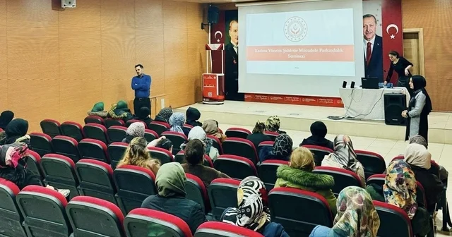 Elazığ da ailenin korunmasına yönelik şiddetle mücadele eğitimi verildi Elazığ Haberleri