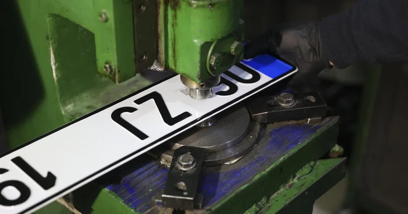 Standartlara aykırı basılan plakalar ücretsiz değiştirilecek