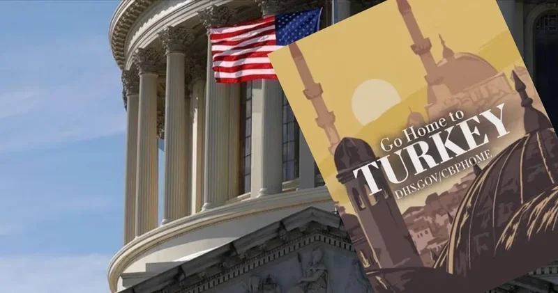 ABD den Türkler için skandal paylaşım! Go home Turkey deyip Amerika yı terk edin dediler