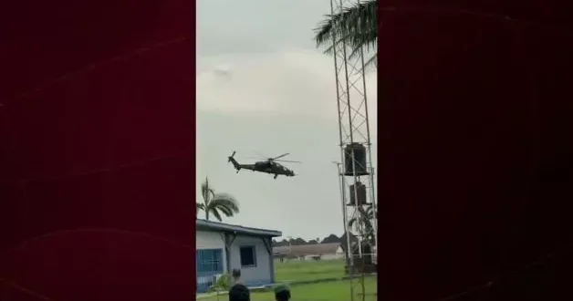 Türk savunma sanayisinin gururu ATAK helikopteri Nijerya semalarında görüntülendi