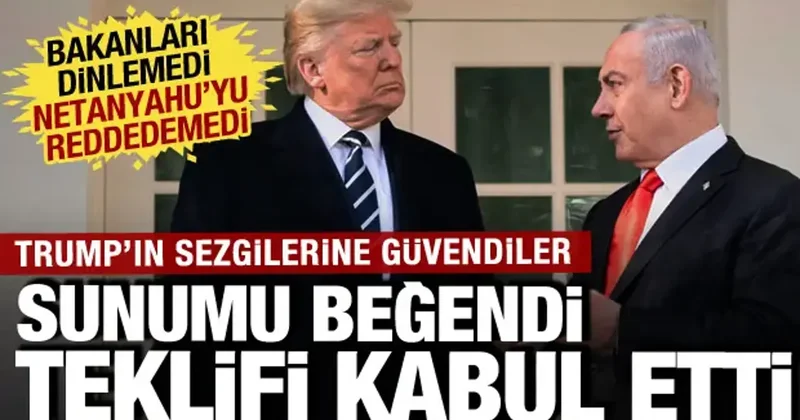 Netanyahu nun sunumunu beğenerek savaşa karar verdi! Trump ı saldırıya böyle ikna etti