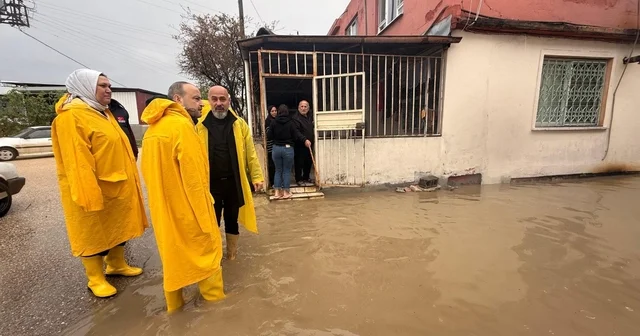 Antakya Belediyesi, sel afetinin vurduğu noktalarda incelemelerde bulundu Hatay Haberleri