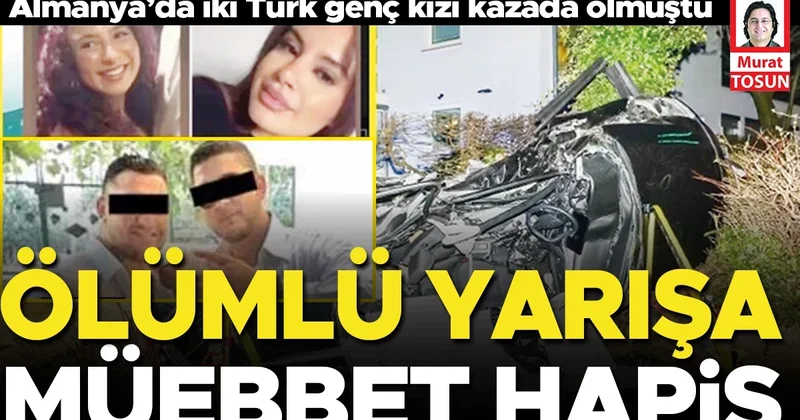 Ölümlü yarışa müebbet hapis